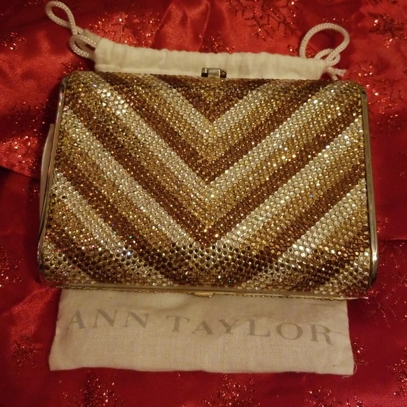 Beautiful evening sparkly clutch purse - Picture 2 of 6